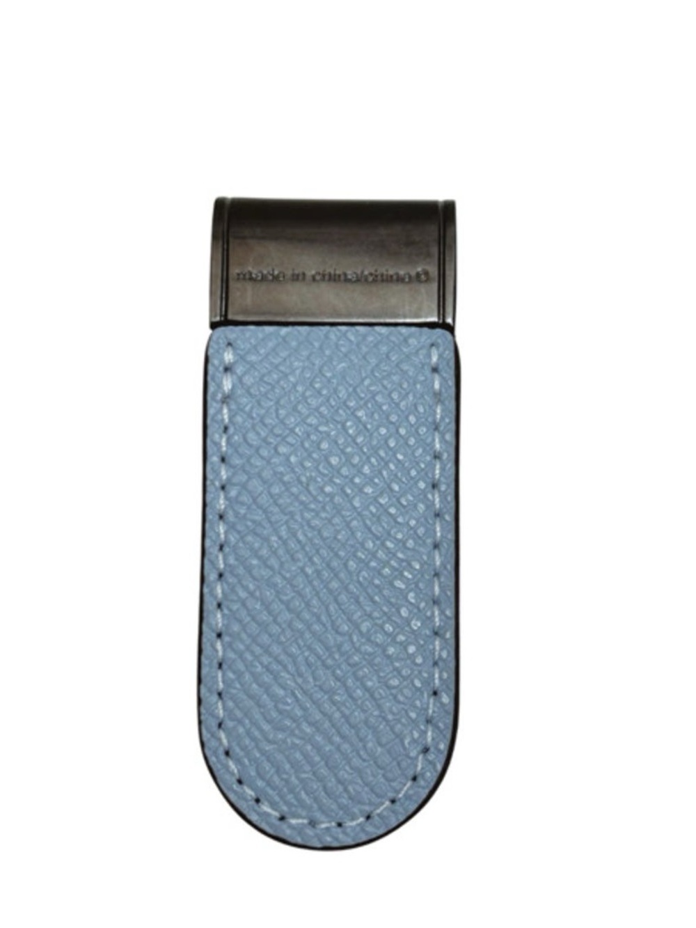 Coach Light Blue Leather Money Clip NWOT - Picture 3 of 6